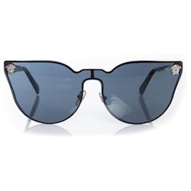 Versace-VERSACE, Black cat eye medusa sunglasses-Black