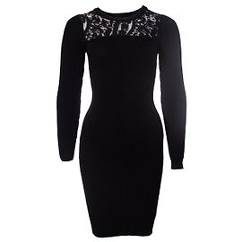 Michael Kors, Robe stretch noire Noir
