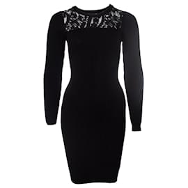 Michael Kors-Michael Kors, Black stretch dress-Black