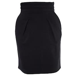 Elisabetta Franchi-Elisabetta Franchi, Black pencil skirt.-Black