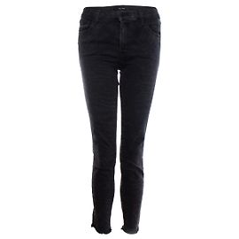 J Brand marca j, Vaqueros negros con estampado de cebra Negro