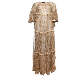 Twin Set Twin-set, Robe à volants Marron