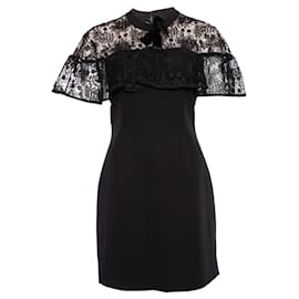 Autre Marque-Silvian Heach, Dress with lace-Black