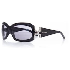 Autre Marque-Bvlgari, Black oversized sunglasses.-Black