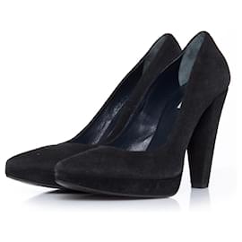 Balmain-Balmain, pointed platform heels.-Black