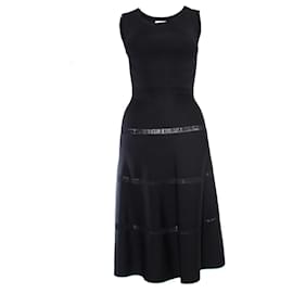 Sandro, Robe longue extensible Noir