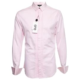 Dolce & Gabbana-DOLCE & GABBANA, Camisa rosa.-Rosa