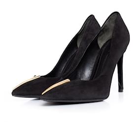 Stella Luna-Stella Luna, Black suede pointed pump-Black