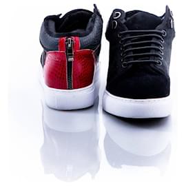 Autre Marque-Mason Garments, Coach grant high, Black sneakers in pony skin-Black