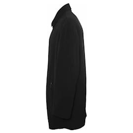 Dkny-Donna Karan, cappotto a vento nero.-Nero