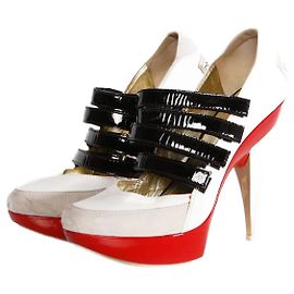 Dsquared2, White sneaker sandal on high heel White