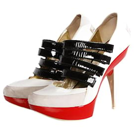 Dsquared2-Dsquared2, White sneaker sandal on high heel-White