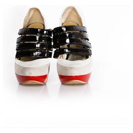 Dsquared2-Dsquared2, White sneaker sandal on high heel-White