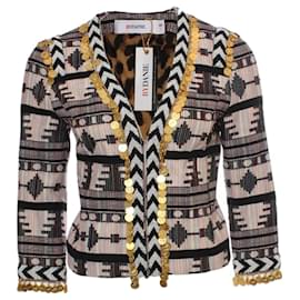 Autre Marque-ByDanie, multi-color pastel jacket with charms.-Multiple colors