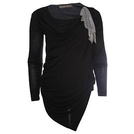 Plein Sud Pieno Sud, Top nero asimmetrico Nero