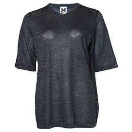 M MISSONI, top in lurex blu Blu