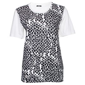 Autre Marque Denham, T-shirt bianca con stampa dalmata Bianco