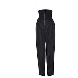 Autre Marque-The Range, Trousers with zipper in anthracite-Grey
