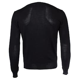 Corneliani-Corneliani, Black wool jumper-Black