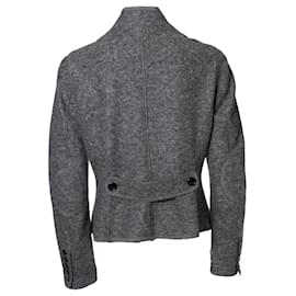 Autre Marque-Josephine & Co, Grey double breasted wool jacket-Grey
