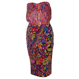 Gianni Versace Couture, robe à imprimé psychédélique Multicolore