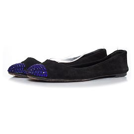 Autre Marque Giuseppe Zanotti, Suede ballerinas Black