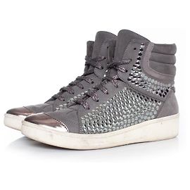 Stella Mc Cartney Stella Mccartney, studded sneakers Grey
