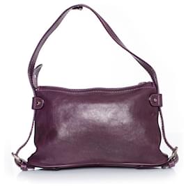 Marc Jacobs-MARC JACOBS, Purple Leather Handbag-Purple