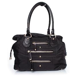 Tod's-Tod’s, Black Nylon Handbag-Black