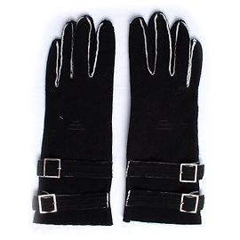 Autre Marque EMPORIO ARMANI, Stoffhandschuhe Schwarz