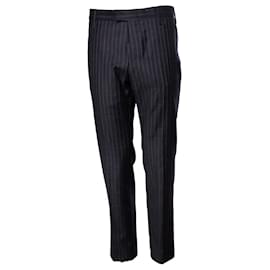 Gucci-gucci, Pantalon gris à fines rayures-Gris