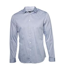 Givenchy-GIVENCHY, gray blouse with light stripes-Grey