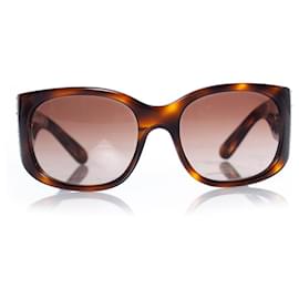 Chanel-Chanel, lunettes de soleil avec strass CC-Marron