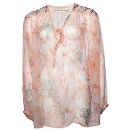 Autre Marque Mes Demoiselles, Bluse mit Blumendruck Pink