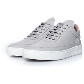 Autre Marque Filling Pieces, sneaker in grey leather Grey