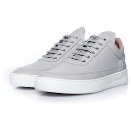 Autre Marque-Filling Pieces, sneaker in grey leather-Grey