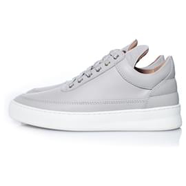 Autre Marque-Filling Pieces, sneaker in grey leather-Grey