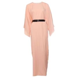 Autre Marque-Boutique Maisona, robe tunique longue rose.-Rose,Autre