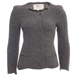 Isabel Marant Etoile, graue Wollstrickjacke/Jackengröße 1. Grau