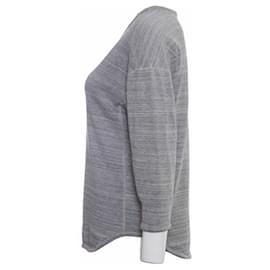 Isabel Marant-Isabel Marant, suéter gris con 3/4 mangas en talla M.-Gris