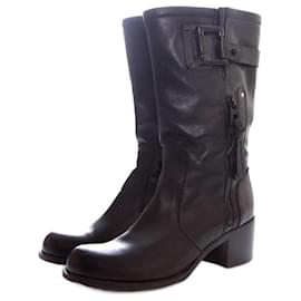 Barbara Bui-Barbara Bui, black leather boots-Black