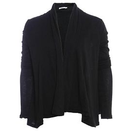 T By Alexander Wang T von Alexander Wang, Schwarze Strickjacke. Schwarz