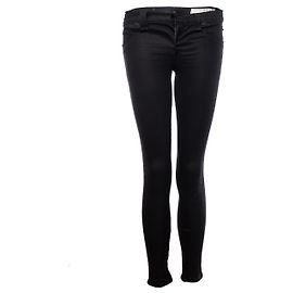 RAG & BONE, jeans neri con rivestimento lucido Nero