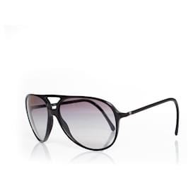 Chanel-Chanel, Black aviator sunglasses-Black