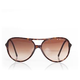 Chanel-Chanel, Brown aviator sunglasses-Brown
