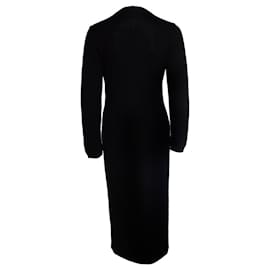 Gianni Versace-Gianni Versace Couture, cardigan long noir-Noir