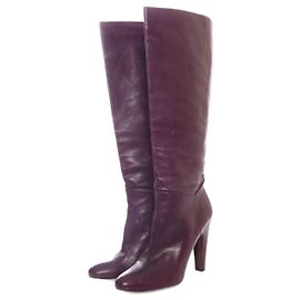 Pedro Garcia Pedro Gracia, botas de couro roxas em tamanho 40. Roxo