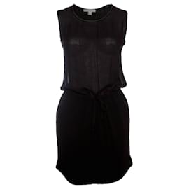 Autre Marque-James Perse, black semi transparent dress.-Black