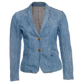 Mauro Grifoni, Blazer jeans. Azul