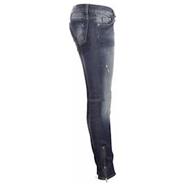 Dsquared2-Dsquared2, jeans da motociclista blu medio-Blu